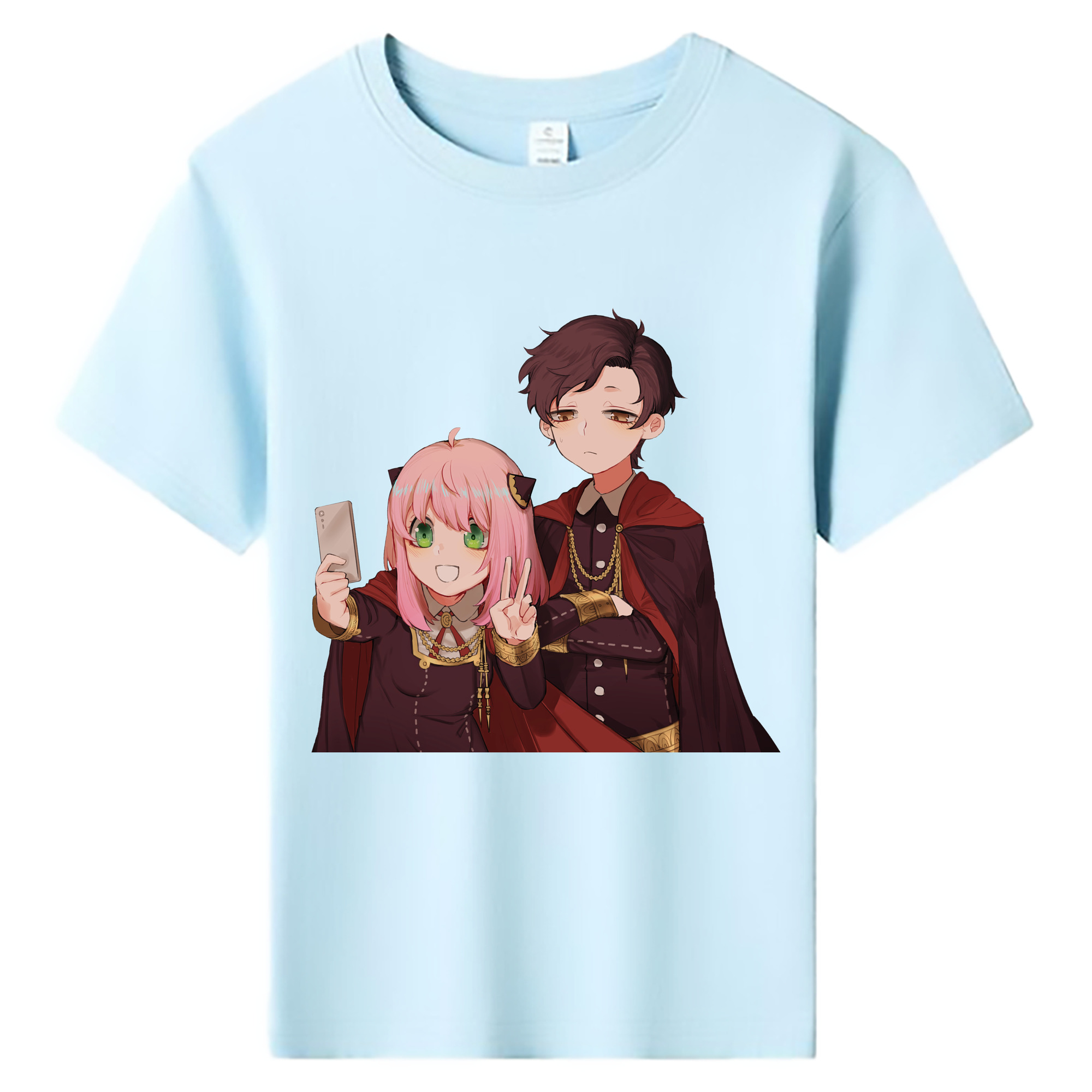 （画像用） SPY×FAMILY间谍家家酒 綿100％キッズTシャツ（フロントプリント）